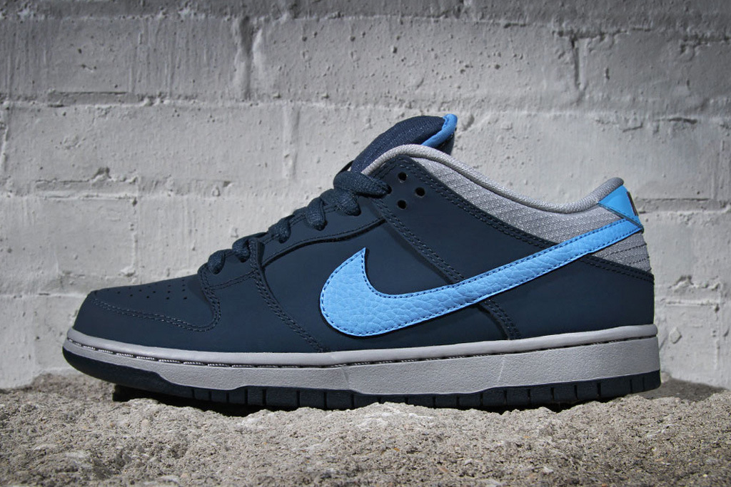 nike sb dunk low navy blue