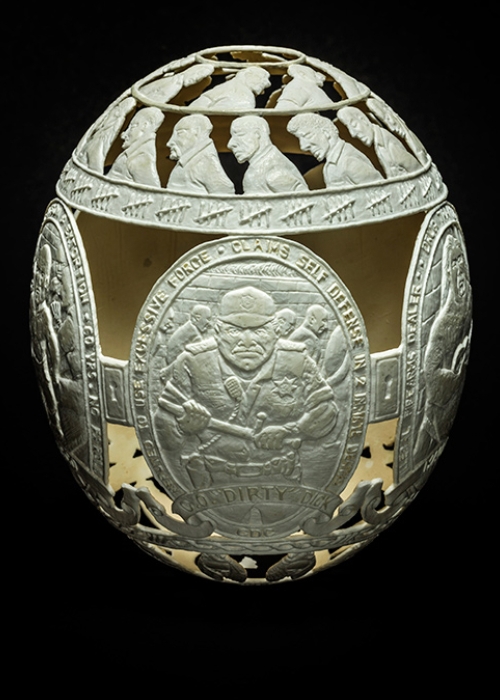 03-Cicada-Nymphs-Gil-Batle-Hatched-in-Prison-Carvings-on-Ostrich-Eggs-www-designstack-co