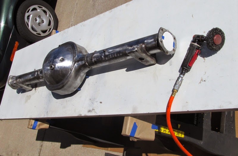 Rear Axle cleaning, painting, and reassembly