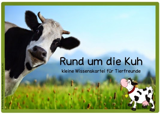 Kleine Wissenskartei "Rund um die Kuh"