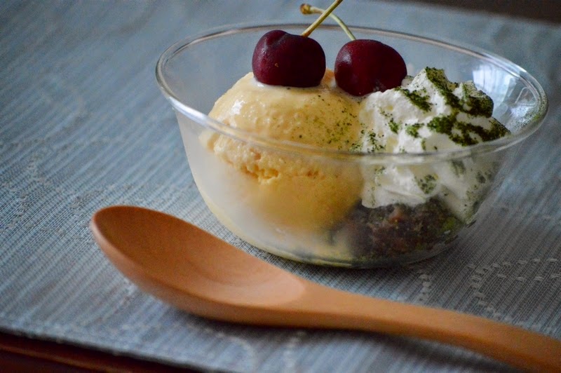 ไอศกรีมวนิลานํ้าเต้าหู้ (Vanilla Soy Milk Ice Cream ) Niopponkitchen