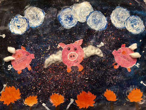 Watch Out for Flying Pigs!  Special Thank you to Rylan for the Flying Pig Art!