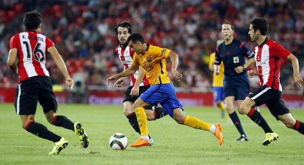 Athletic Bilbao Sikat Barcelona 4-0Final Piala Super Spanyol leg 1 Athletic Bilbao Sikat Barcelona 4-0Final Piala Super Spanyol leg 1
