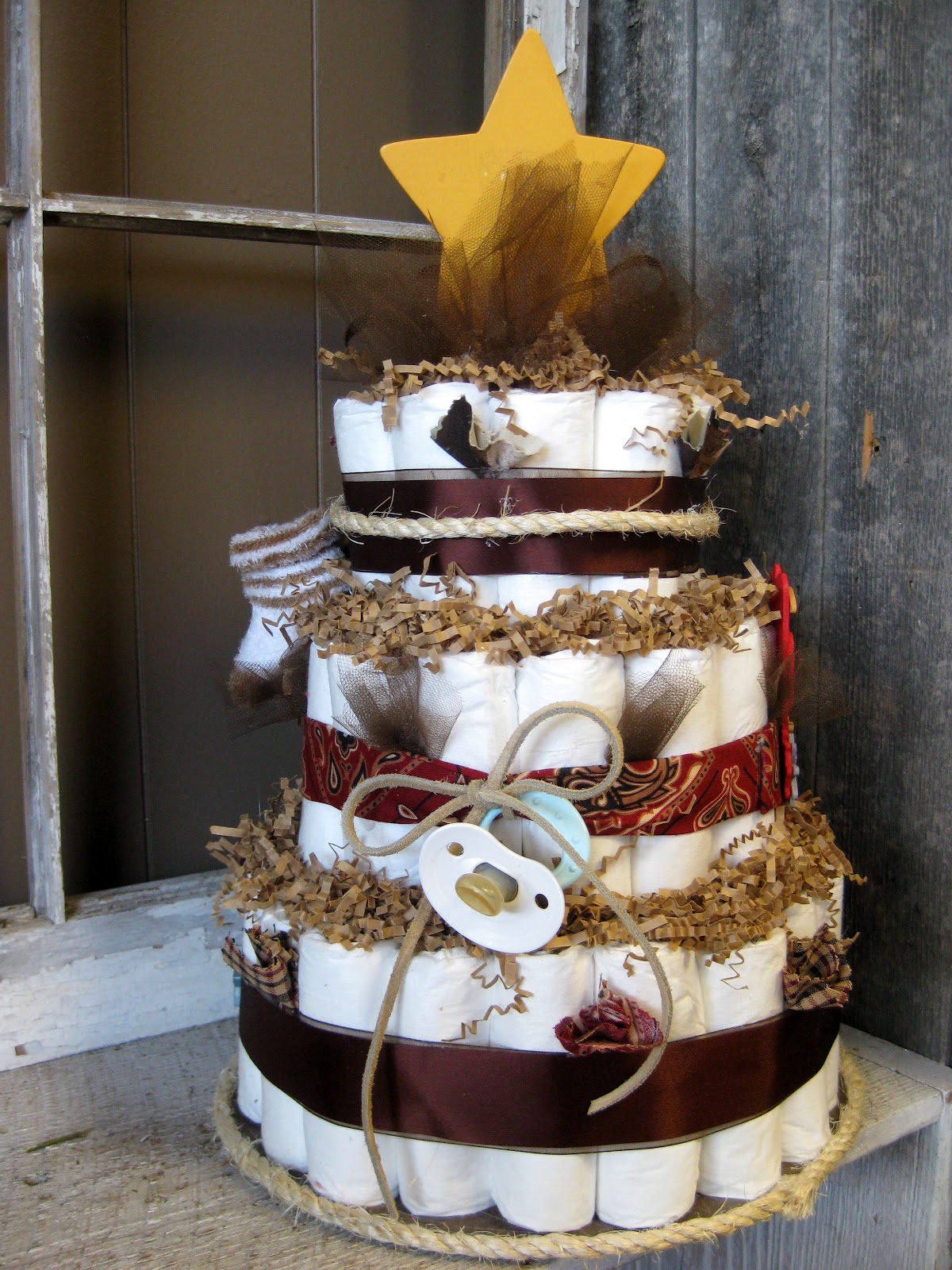 Bowden Floral Diaper Cakes!