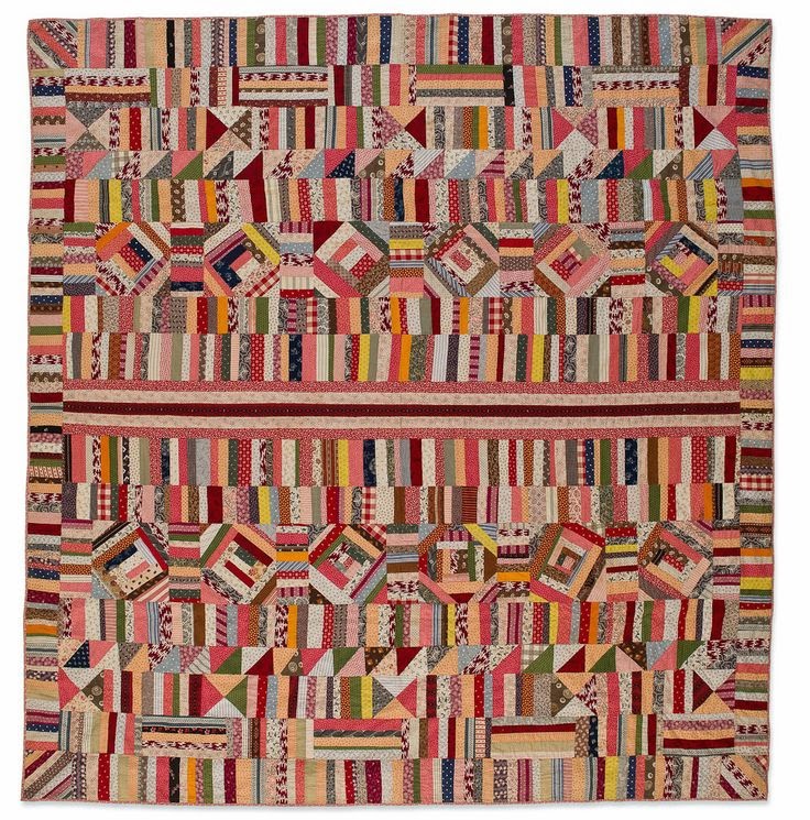 Selvage Blog Stunning Vintage String Quilt