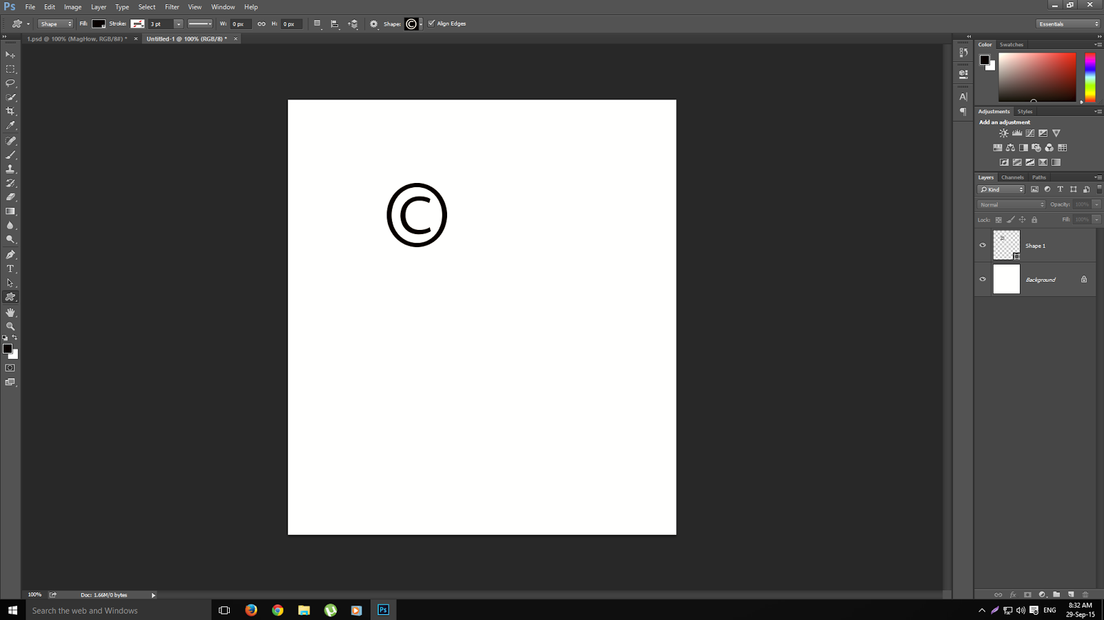 copyright symbol windows