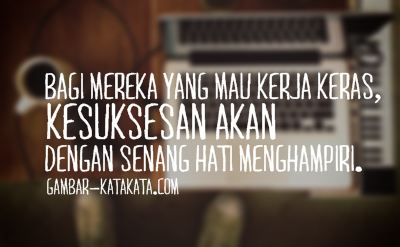 Gambar DP BBM Kata Kata Kerja Keras
