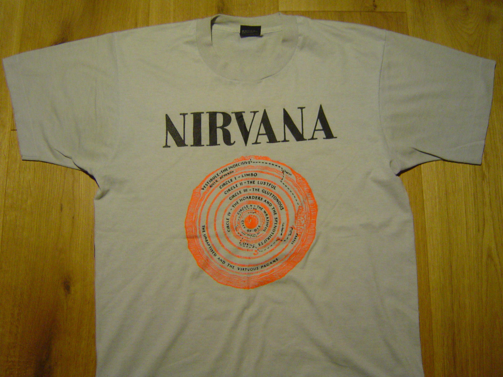 nirvana t shirt vintage