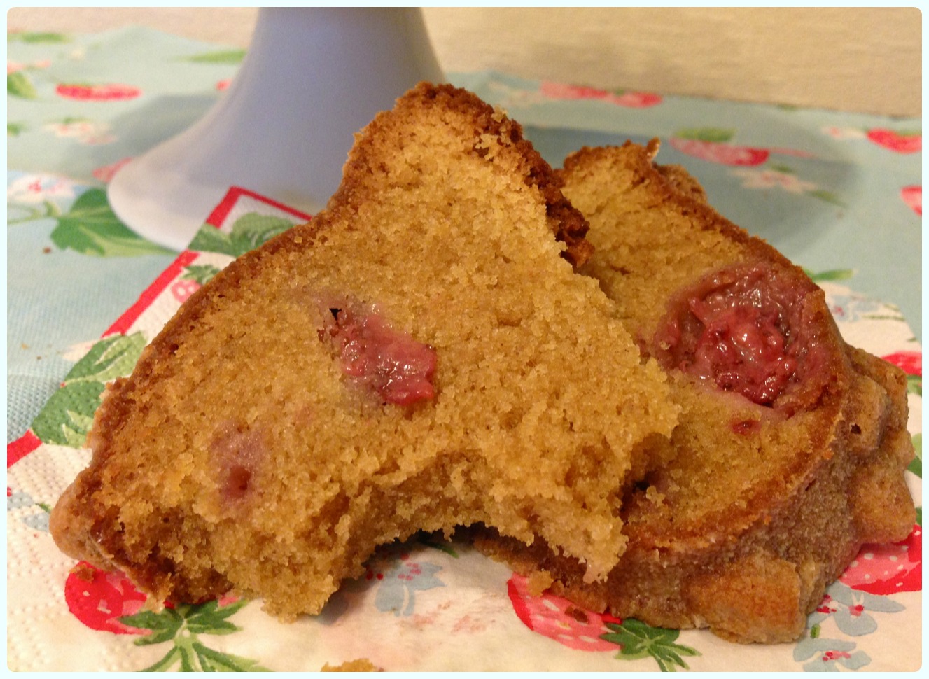 Strawberries and Cream Bundt Cake Dollybakes