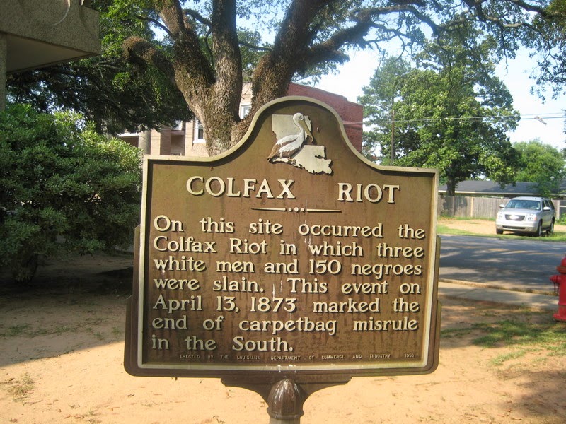 Monumental Louisiana's Disaster Monuments Colfax Riot