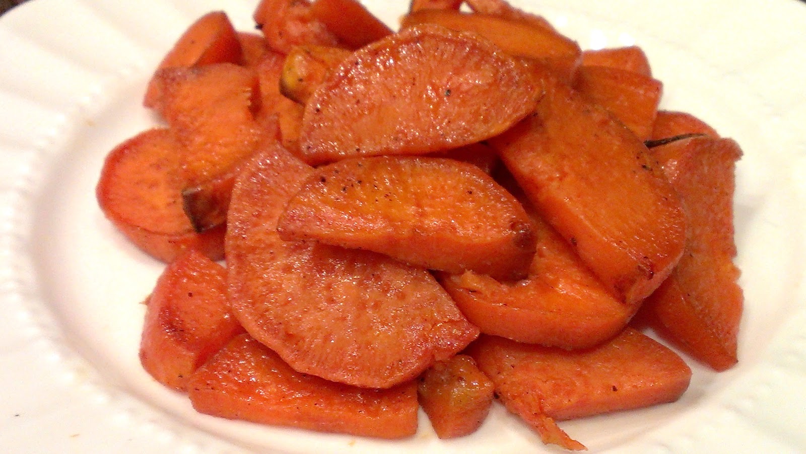 The Girl Cooks Clean Glazed Yams