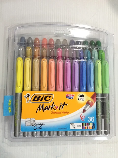 alcohol based markers, Bic Mark It, marker review