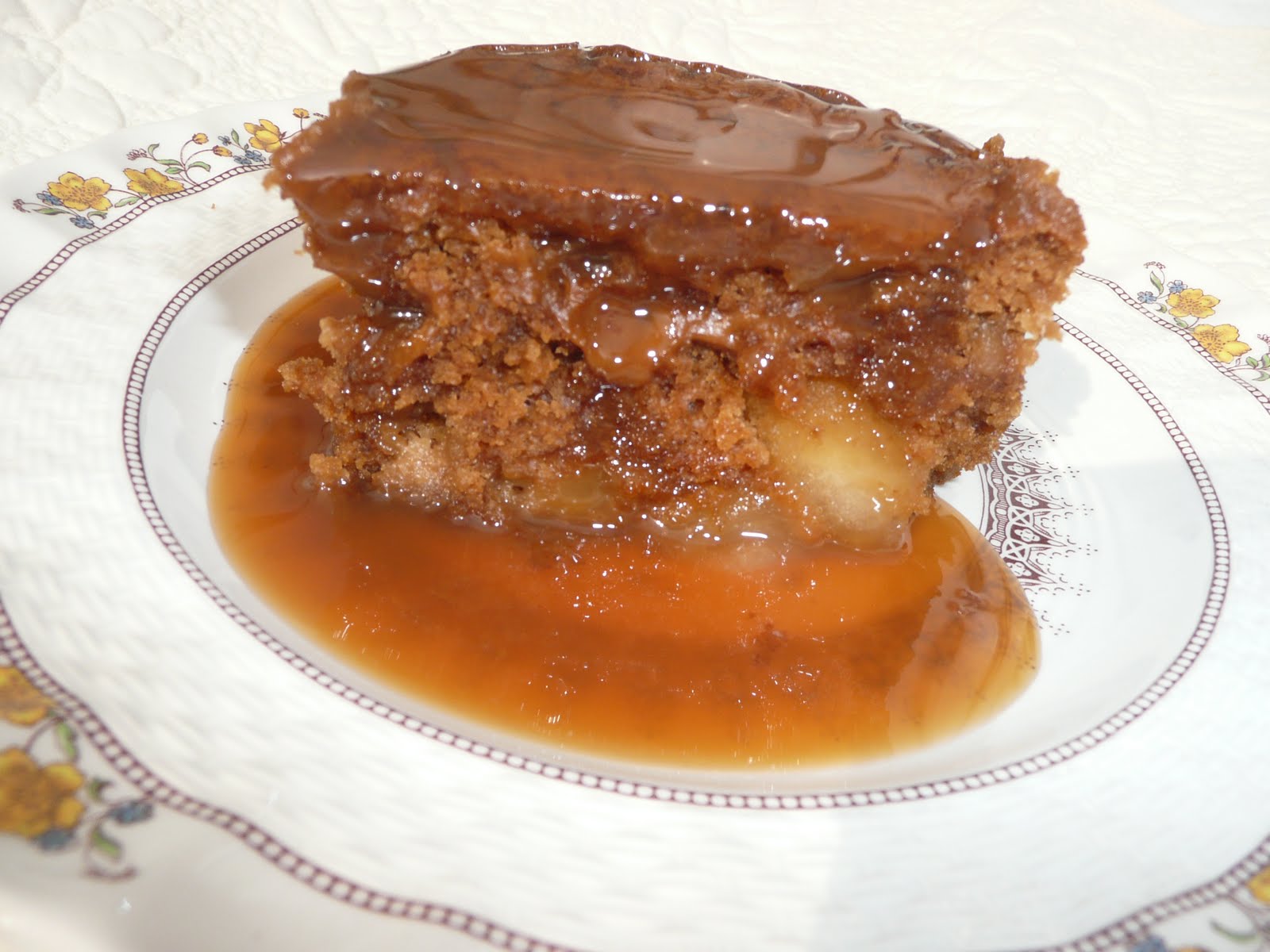 Everyday Dutch Oven Caramel Apple Gingerbread