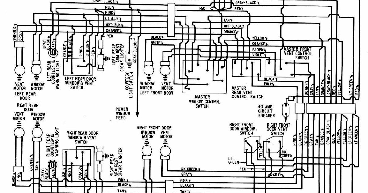 download Cadillac 1963 Windows circuit Wiring Diagram | wiring diagram