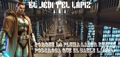 El jedi y el lapiz