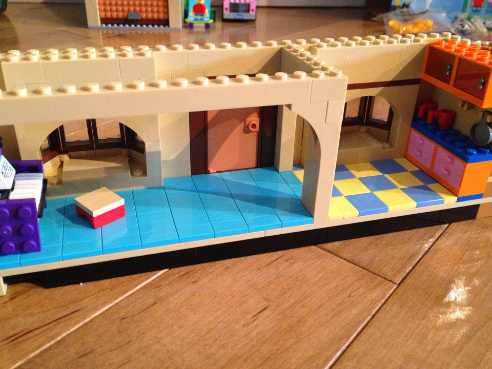 Fully Jointed Play Figures Lego The Simpsons House