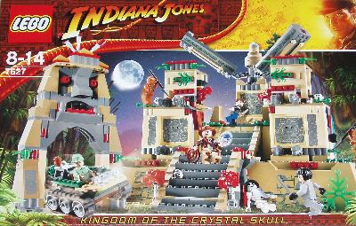 LEGO Indiana Jones Kingdom of the Crystal Skull box.