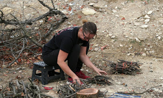 A bundling up the kindling fire starters A bundling up the kindling fire starters