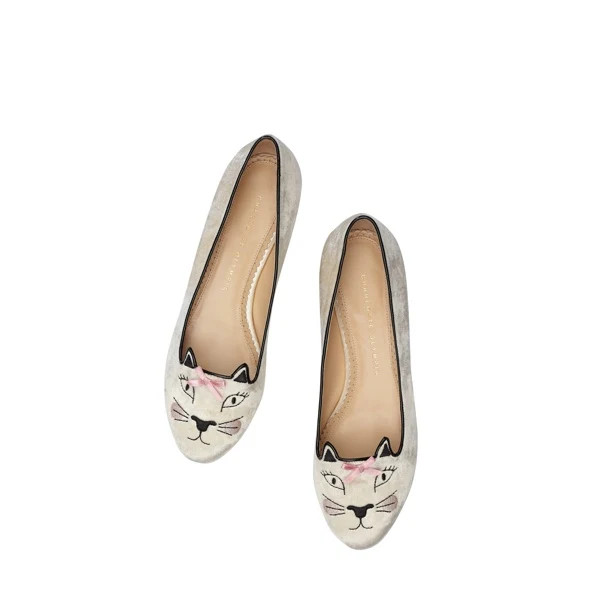 Pretty Kitty - Charlotte Olympia 'Kitty & Co' Cat Flats Collection