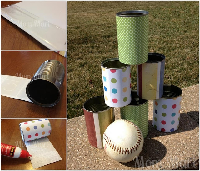 How to make a Circus/Carnival Tin Can Toss Game