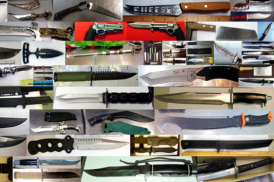 Some of The Knives and Swords Discovered in 2013 Some of The Knives and Swords Discovered in 2013