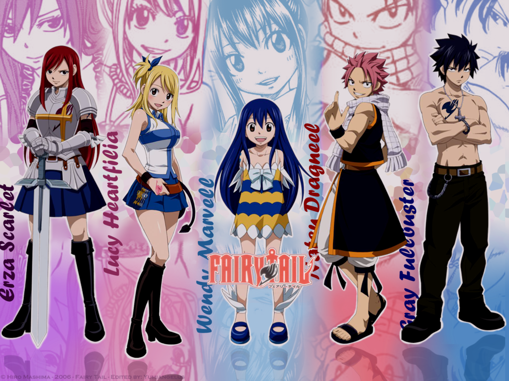 Personagens principais. - Fairy Tail RPG