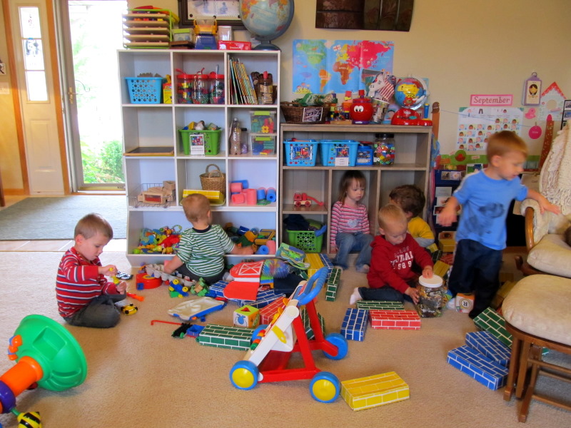 organizing baby toys