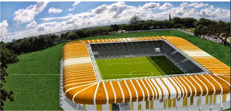 El Mejor Estadio del Fútbol de país se construirá en Santiago de los Caballeros. 