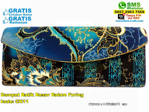 Dompet Batik Besar Dalam Furing