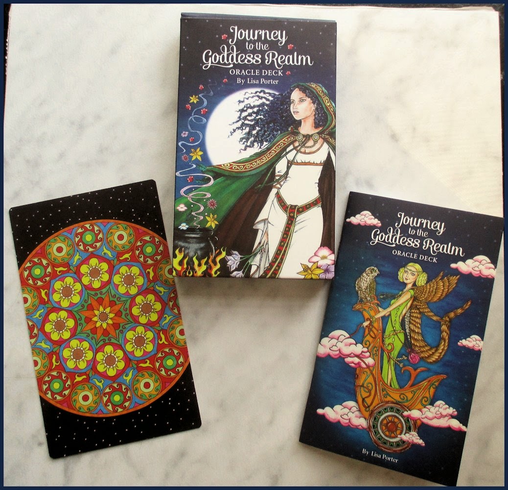 Journey to the Goddess Realm Oracle Fortune Divination Cards by Lisa Porter 