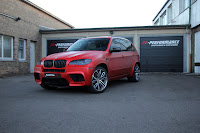 Fostla Gives Bmw X5 M 650 Ponies And A Matte Red Cloak