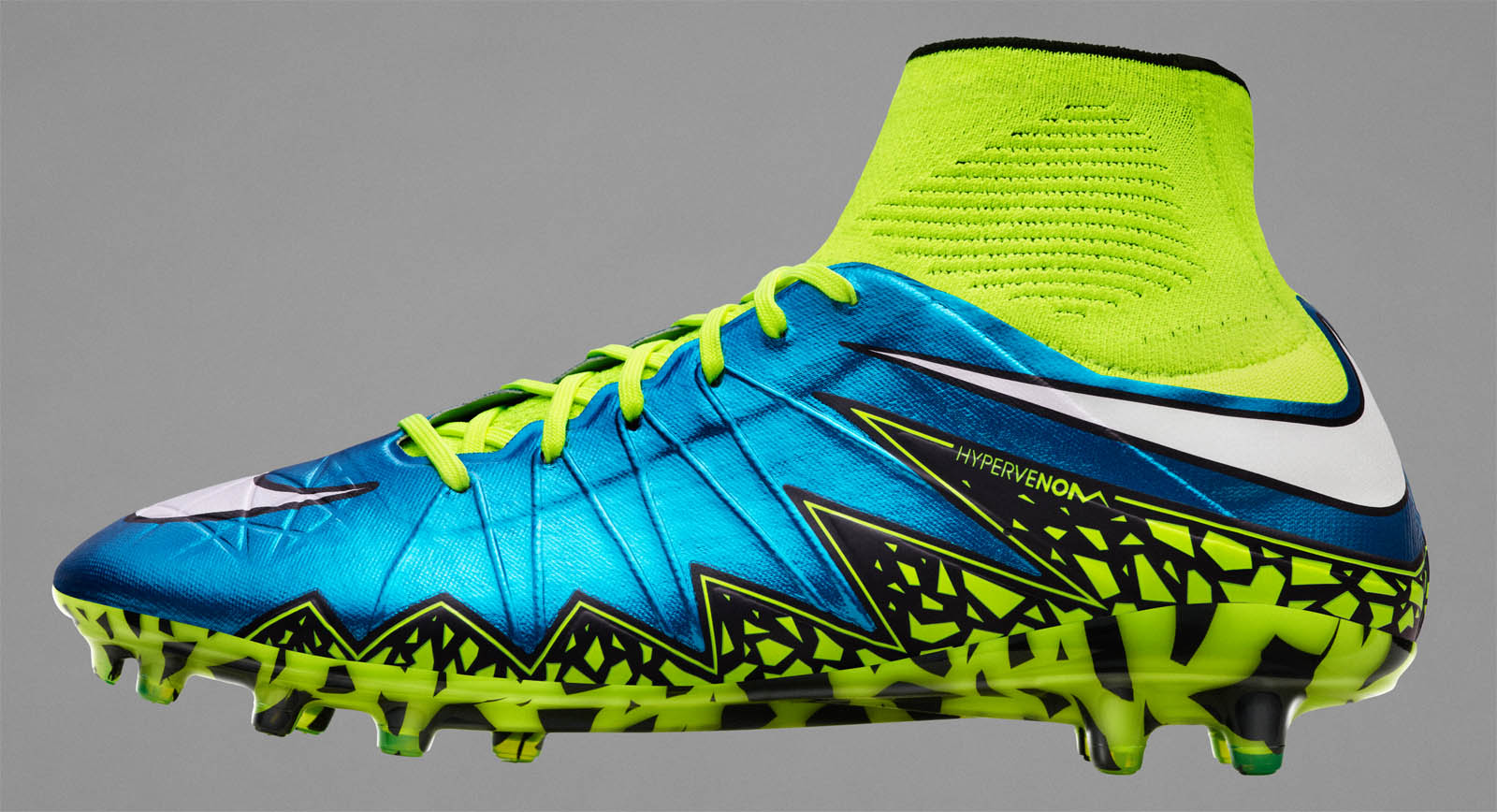 Soccer Shoes Nike Hypervenom Yellow Blue Nike Hypervenom Blue And