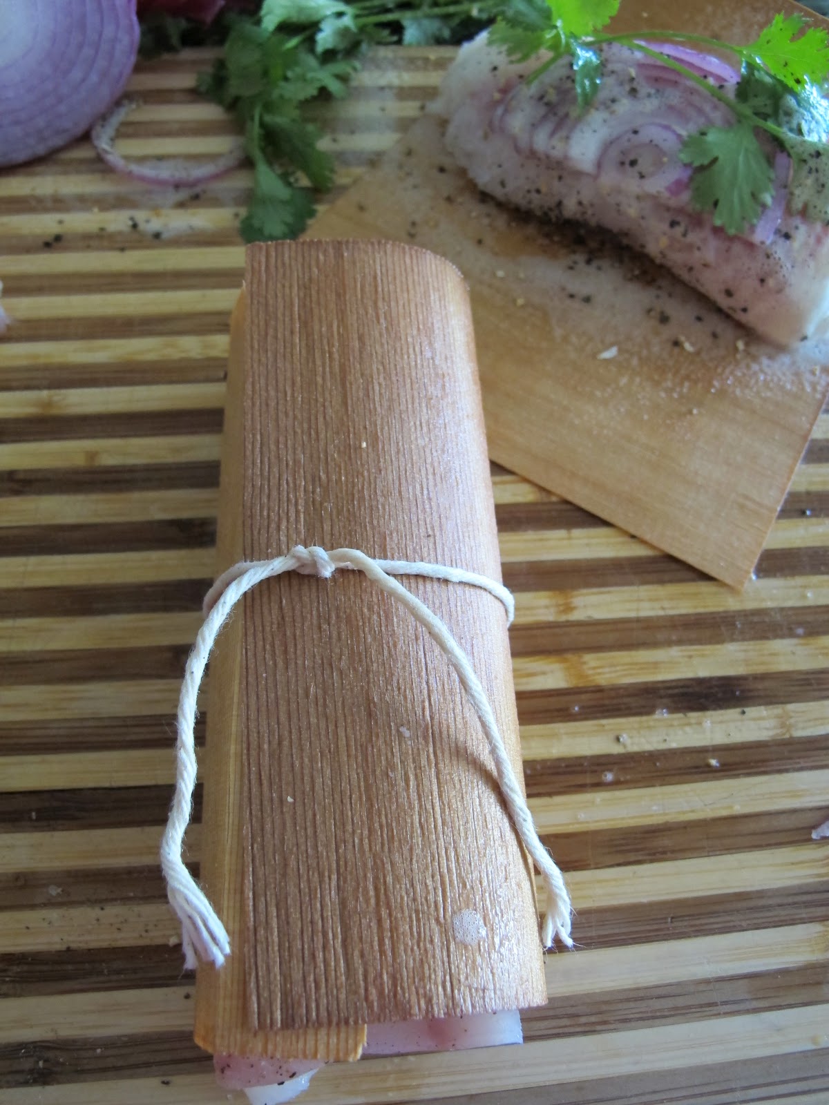 Halibut in Cedar Grilling Papers Purple Chocolat Home