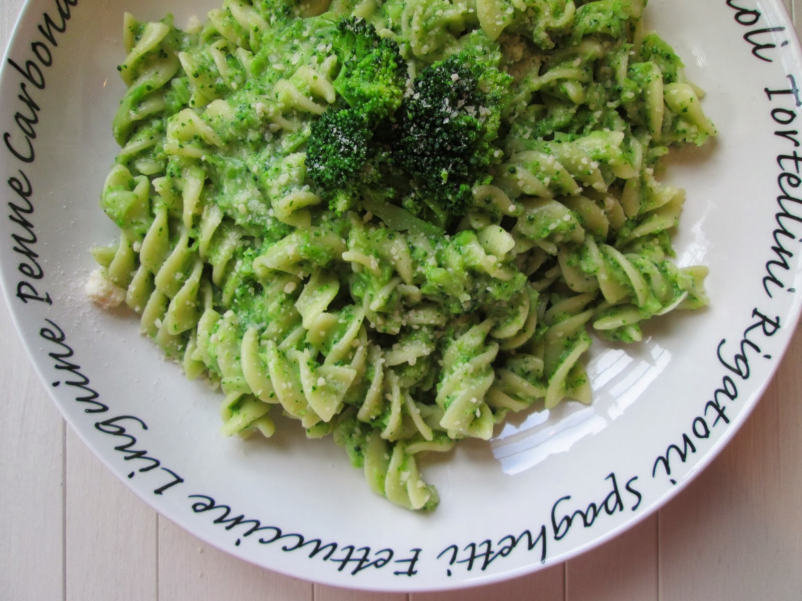 Stirring the Pot Fusilli with Broccoli Pesto