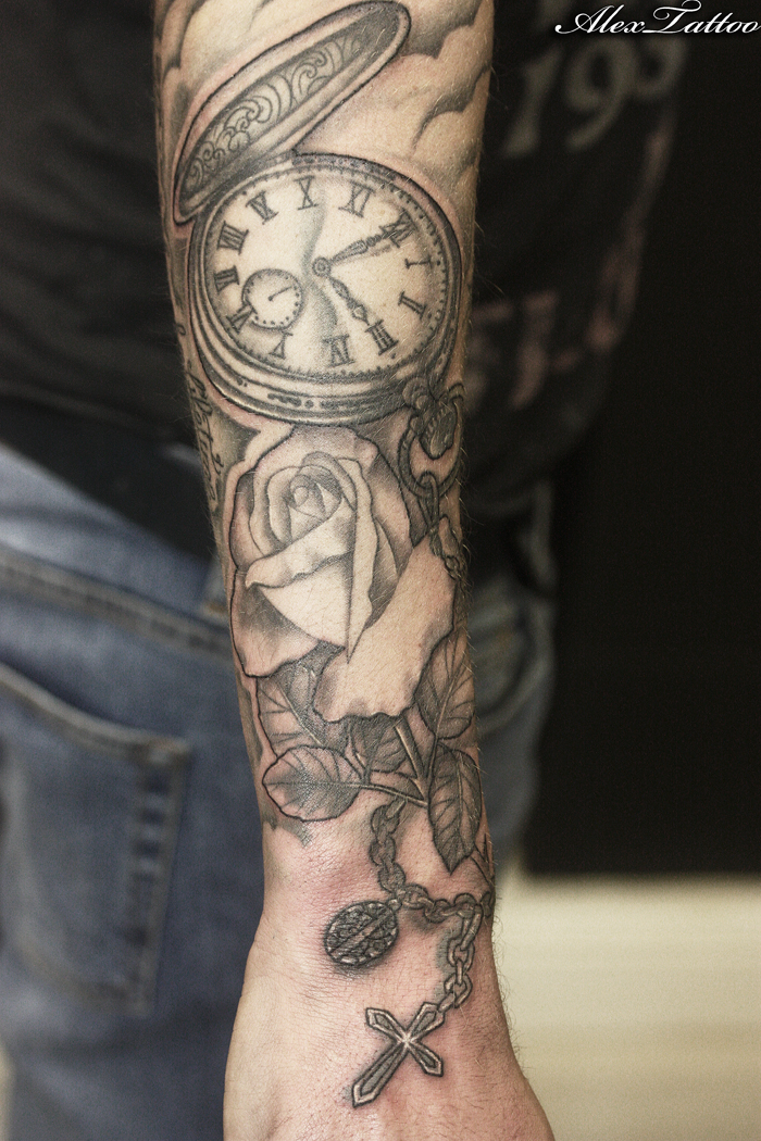 broken clock tattoo design and roses tattoos broken clock tattoo design and roses tattoos