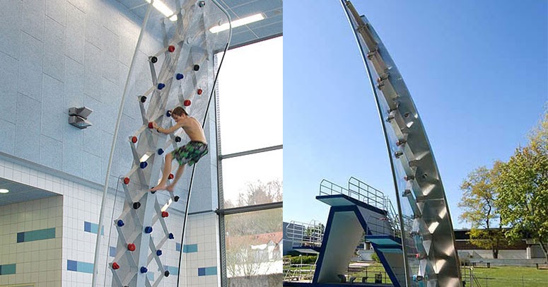 Pared para escalar en la alberca | La Guarida Geek