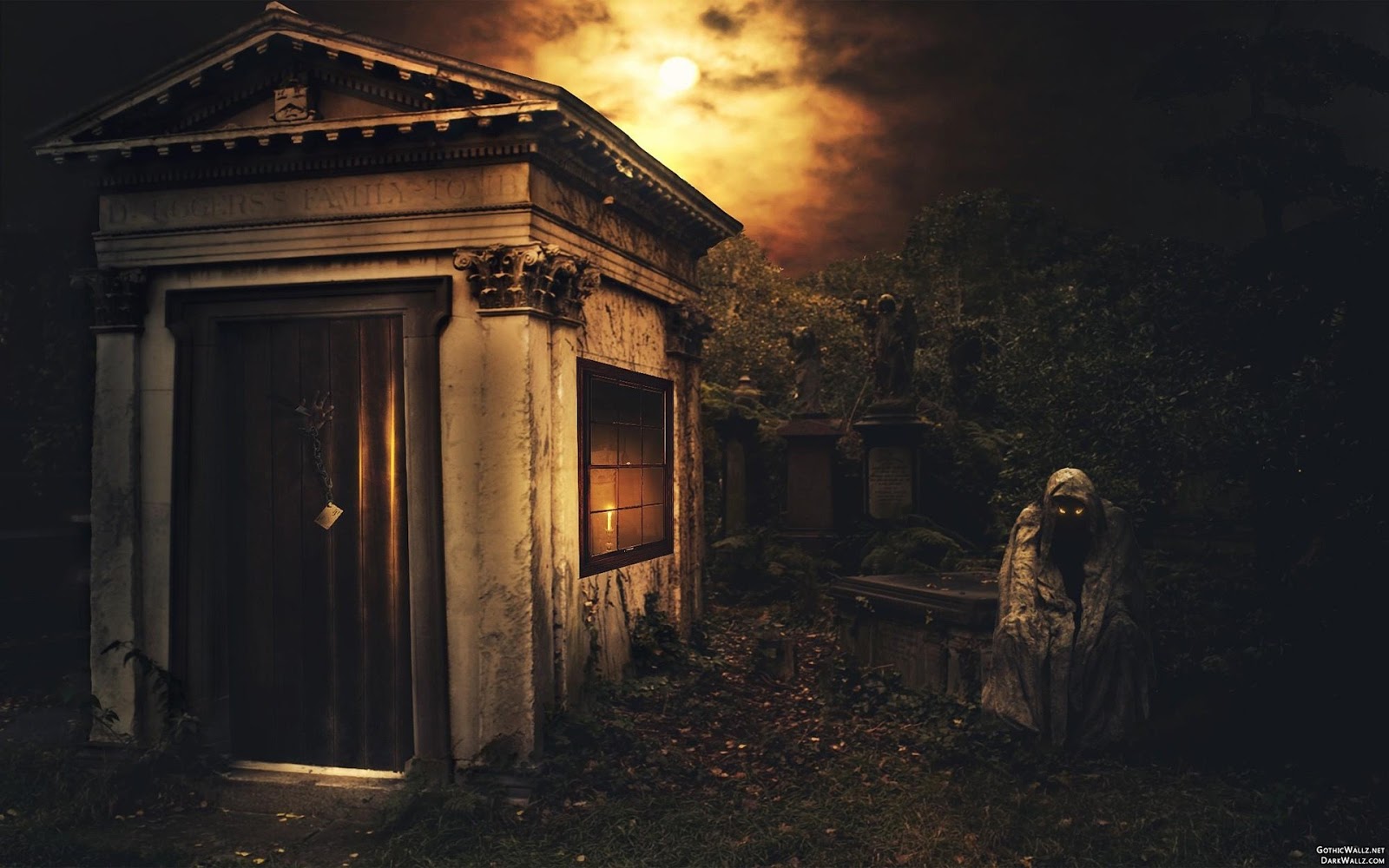 Scary gaurd of dark chamber | Dark Gothic Wallpaper Download