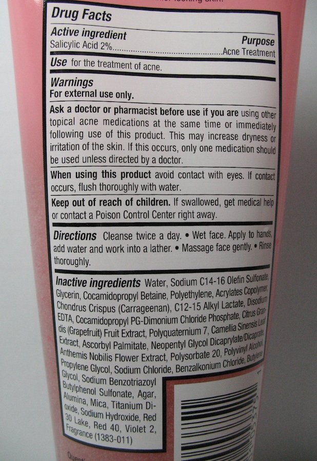 Review Neutrogena OilFree Acne Wash Pink Grapefruit Foaming Scrub