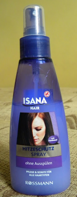 Isana Hair Hitzeschutz Spray, Spray do włosów z termoochroną
