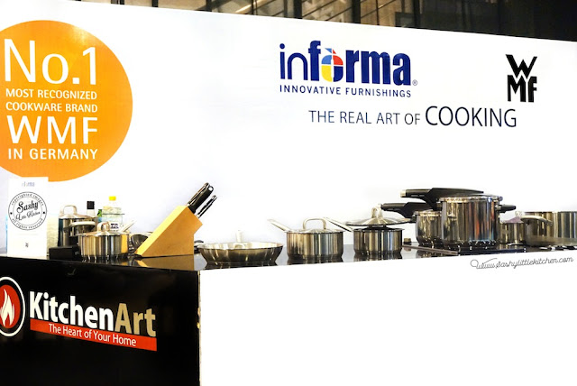 Setting tempat dimana chef akan ujuk kebolehan memasak hidangan Natal dengan WMF Cookwares Setting tempat dimana chef akan ujuk kebolehan memasak hidangan Natal dengan WMF Cookwares
