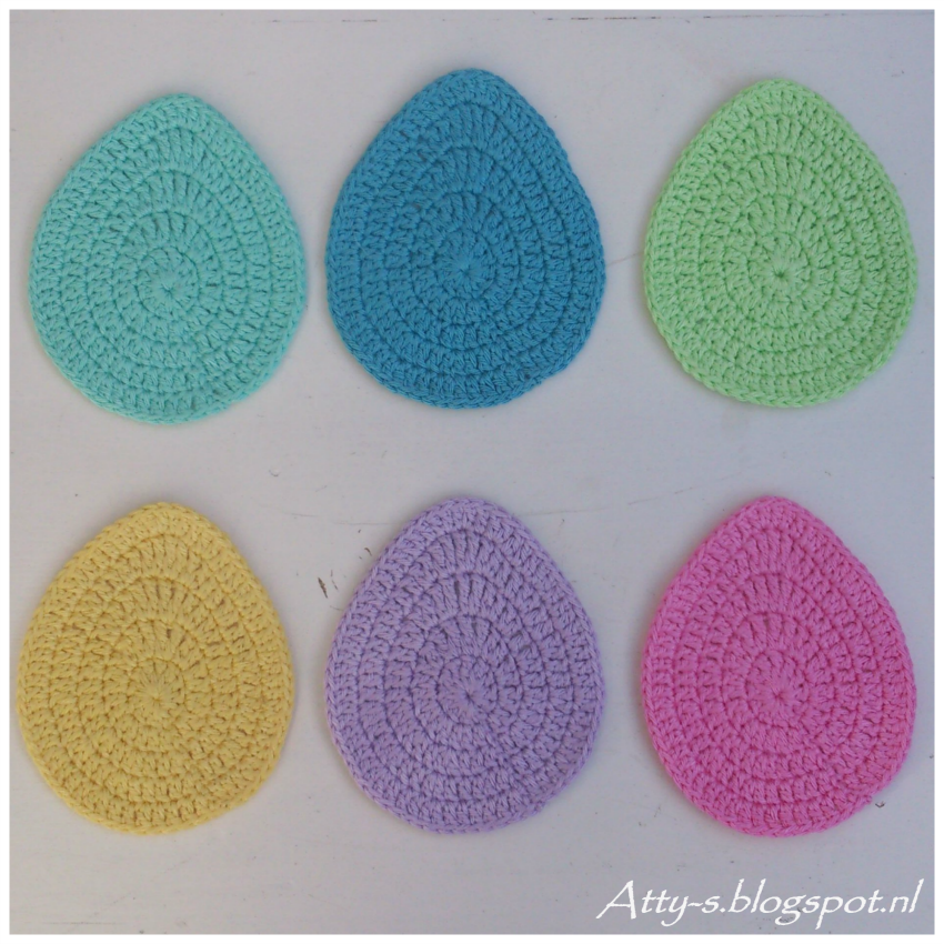 atty's Easter Egg Coaster Pattern