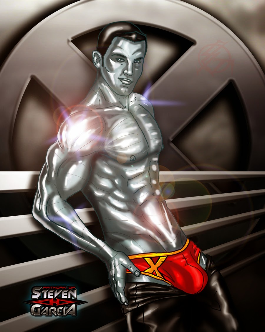 clip cum free gay shot video from Kyson x-men gay colossus