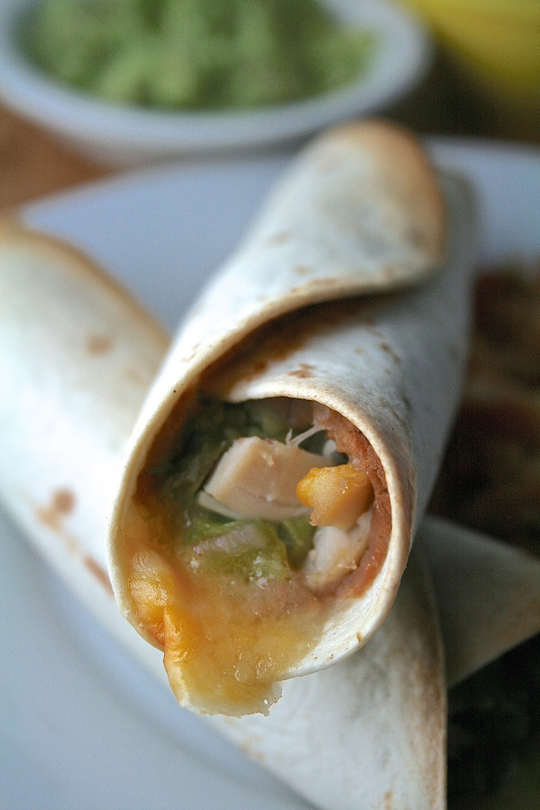 Oregon Transplant Chicken Guacamole Taquitos