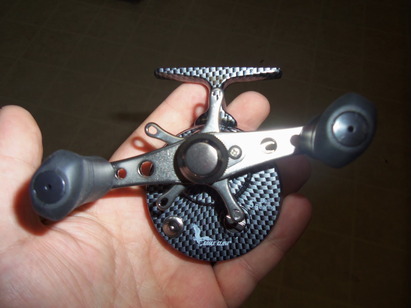 On the Ice with EK Product Review The new Eagle Claw Inline Ice Reel