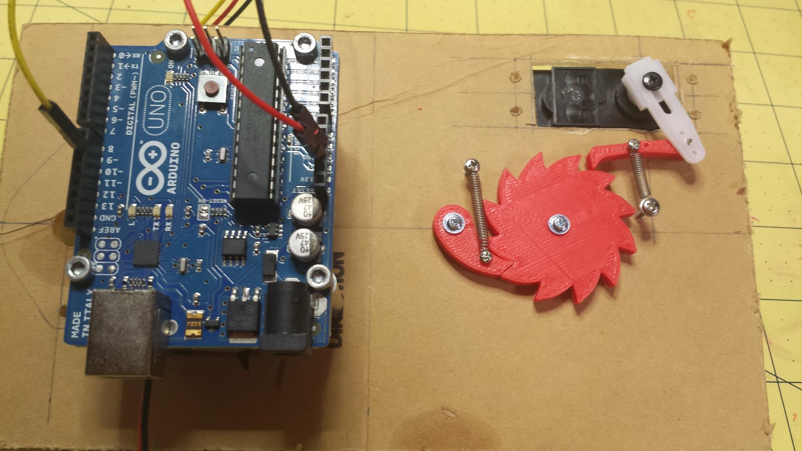 Ultimaker 2 Prints Ratchet and Pawl Mechanism