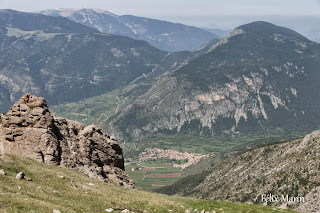 Gósol desde el Coll del Verdet