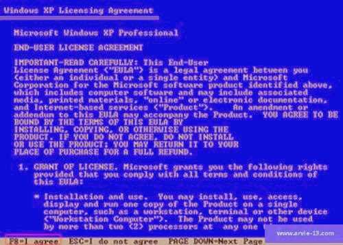 cara install windows xp