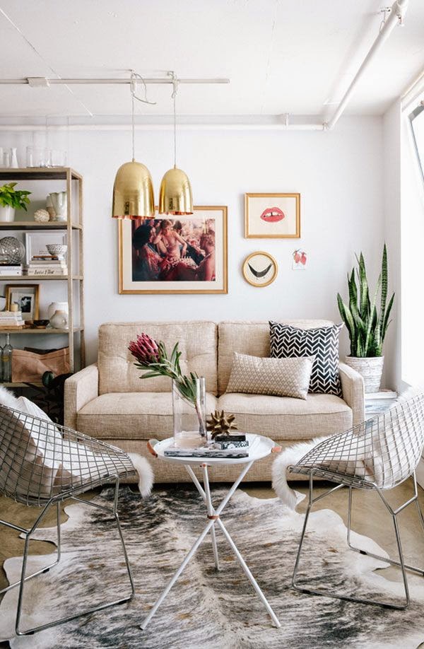 30 ideas de decoración de salas pequeñas modernas con fotos