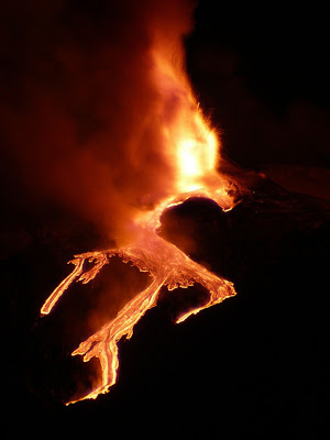 Mount Etna Magma Photo