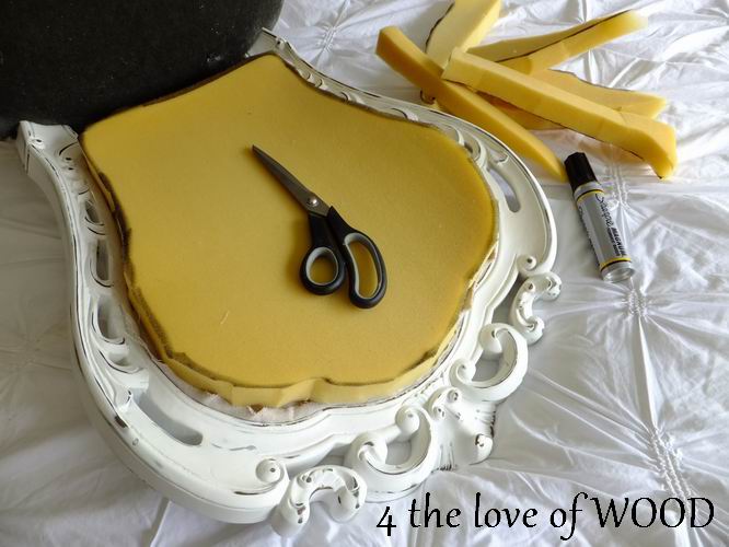 4 the love of wood HOW TO UPHOLSTER AN OPEN CHAIR BACK step two
